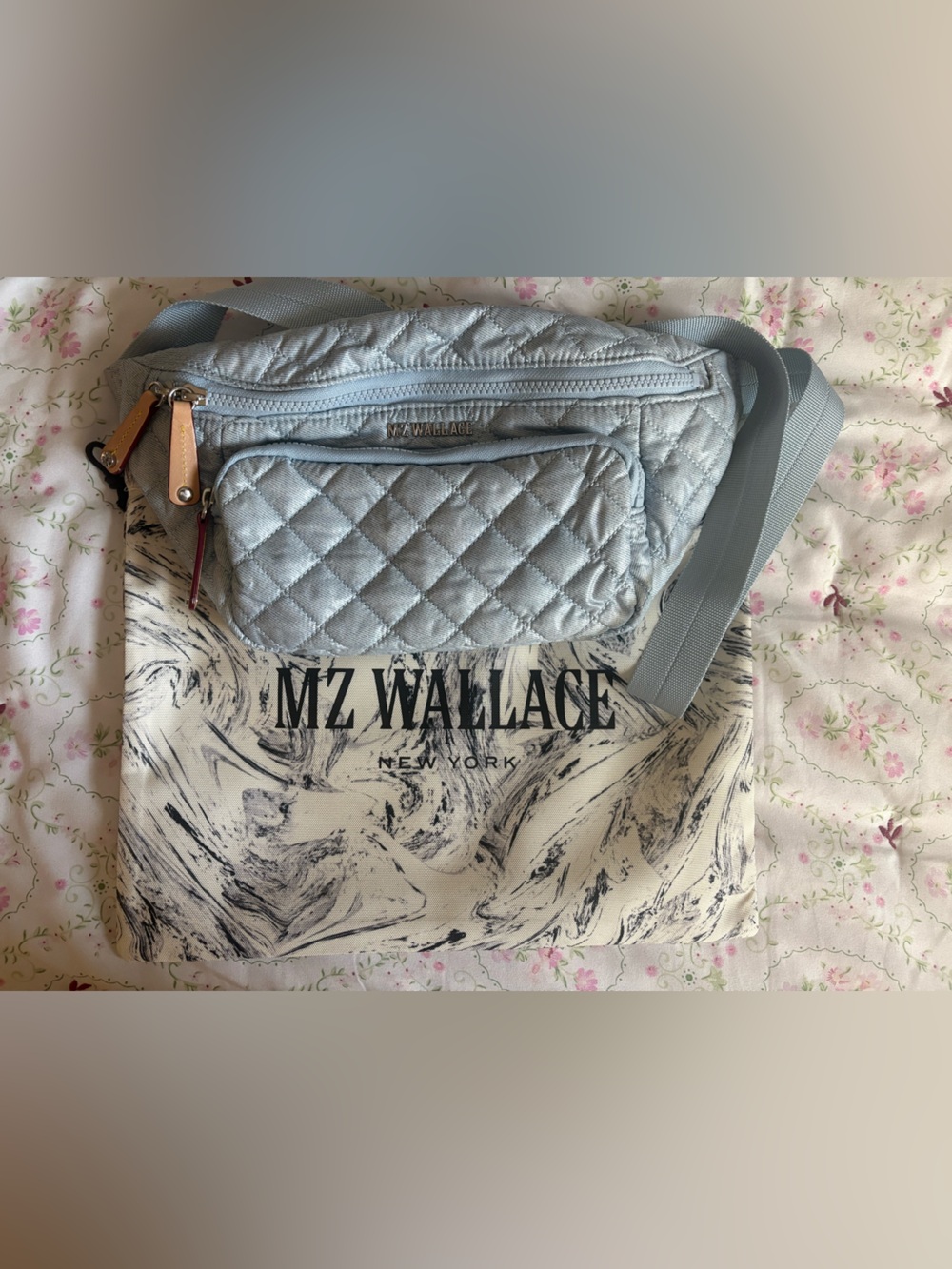 MZ Wallace Chambray Metro Sling NWOT